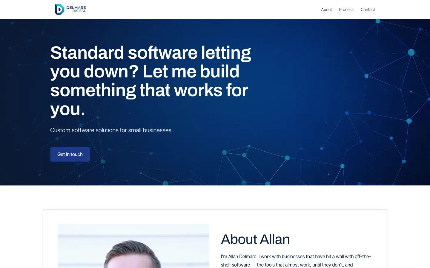 Delmare Digital — example site built with ClientCasa