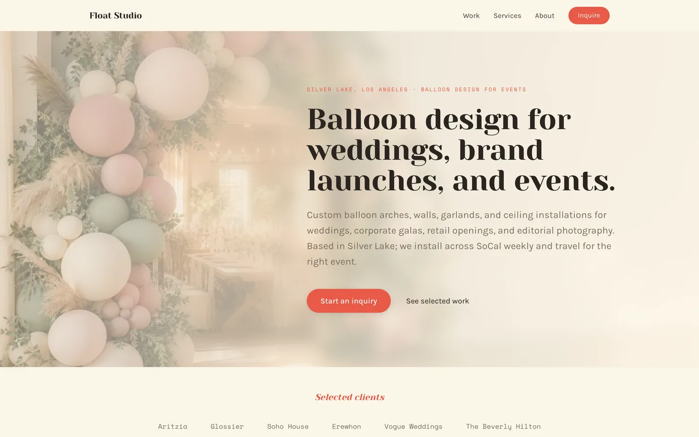 Float Studio — live demo site